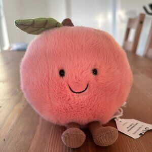 Authentic JELLYCAT Amuseables Peach Plush Toy